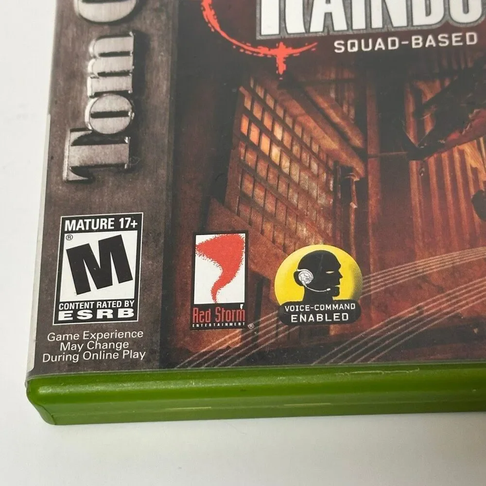 Xbox Game Lot Tom Clancy’s Rainbow Six 3 & Splinter Cell 2 Games